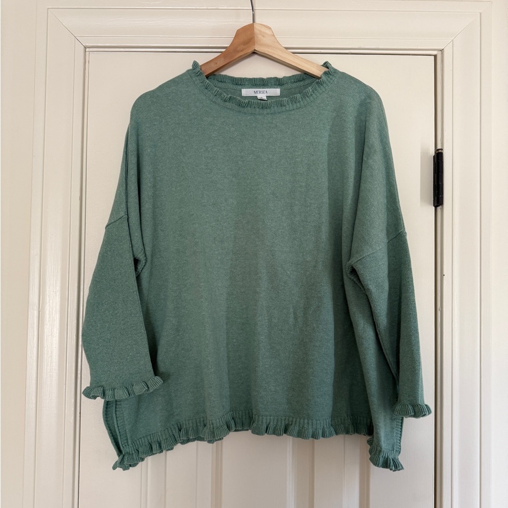 Mersea Ruffle Catalina Sweater Petite